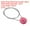 Pink, variant on Uxcell Small Combination Lock 31.4 Inch, 1 Pack 3 Digit Padlock for Gym Locker, Blue