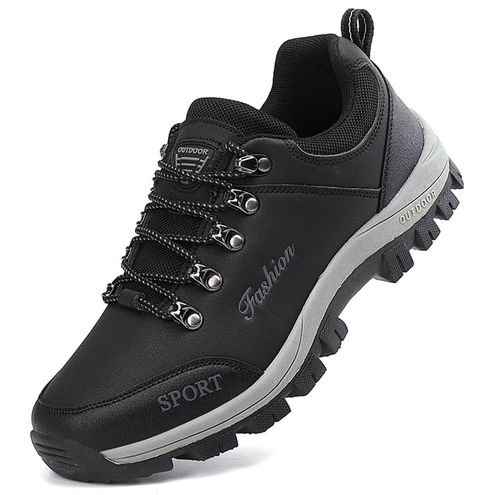 Mens Sneakers Leather Running Shoes Trainers Sneaker Casual Hiking Shoes
