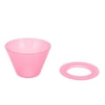 thumbnail image 2 of Flat Bottom Coffee Dripper, Food Grade PP Brewing Filter Cup for Home Restaurant Minimal Space Storage Compatible with Filter Paper Sizes, 2 of 7