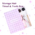 thumbnail image 4 of Kit de oropel IDN BEAUTY, 16 colores, extensiones de cabello de 120 cm, 4 of 7