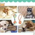 thumbnail image 2 of Dual Ball on Rope Plaything Small Dog Tug Toy, 2 of 5