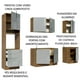 thumbnail image 4 of Cocina Integral Completa Modular Madesa Lux 240cm MG 03, 4 of 5