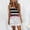 White, variant on Women's Casual Camisole Slim Fit Waist Pocket Beach Skirt Fashionable Tennised Casual Skirt for Women White S