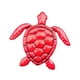 thumbnail image 2 of Escultura decorativa de pared con diseño de tortuga de hierro para colgar en la pared Rojo, 2 of 9