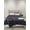 Black, variant on Regency Heights College Dorm Comforter Set Twin XL Size, Black Bed in a Bag with Bath Towels, Laundry Basket, 9-Piece Dorm Bedding with Dorm Accessories