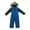 Blue, variant on Ruyang Snow Suit for Kids Boys Girls One Piece Snowsuit Windproof Waterproof Insulated Winter Ski Overalls Snowboarding Suit