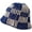 Blue, variant on CoCopeaunts Plaid Beanies Hat Two-Colors Fashion All-Match Street Women Knitted Cap Autumn Winter Warm Thick Bucket Hats for Men