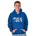 thumbnail image 4 of Fun Guy Fungi Mushroom Nerdy Geeky Men Big & Tall Graphic Hoodie Brisco Brands 2X, 4 of 6