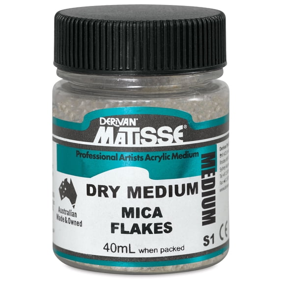 Matisse Acrylic Effects Dry Medium Mica Flakes - 40 ml
