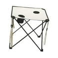 thumbnail image 4 of figatia Foldable Camping Table Picnic Table with 2 Cup Holders Ultralight Portable Outdoor Table for Garden Beach Yard Patio Barbecue, 4 of 8