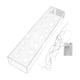 thumbnail image 5 of Jarrón de flores acrílico rectangular con soporte para agua, decoración de baja altura. 40x10x6.5cmLuz LED, 5 of 9