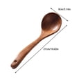 thumbnail image 2 of fastboy Brown Premium Wooden Spoons For Cooking Home Kitchen Experience Beautiful Texture Kitchen Utensils Soup Ladle 1Set, 2 of 6
