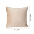 thumbnail image 3 of Decorative Throw Pillows, Linen Sofa Cushion,Sofa Bed Pillows for Living Room, Bedroom, Office Decor,18x18 Inch(Beige), 3 of 6