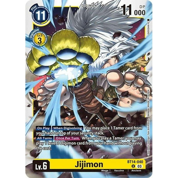 Digimon Blast Ace Uncommon Jijimon BT14-040