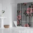 thumbnail image 2 of Pioneer Flower Floral Print Pattern Shower Curtain 72"x72" ,Bathroom Decorative Shower Curtains Set with 12 Hooks,Modern Waterproof Washable Shower Curtain, 2 of 6