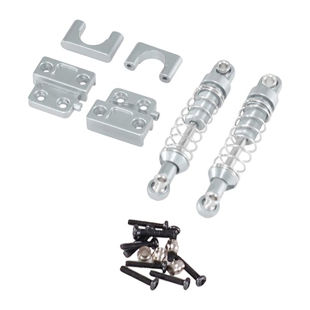 Juego de amortiguadores traseros RC Modelo de coche RC 1/12 Piezas de repuesto Modelo de repuesto Juguete Crawler argén