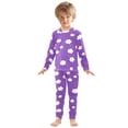 thumbnail image 3 of Cloud Pattern Cotton Pajamas 2 Piece Set Sleepwear Soft and Comfortable Homewear Nightwear, 3 of 7