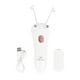 thumbnail image 1 of Depiladora facial eléctrica para mujeres con carga USB, depiladora facial con hilo, afeitadora y masajeador facial (oro rosa), 1 of 5