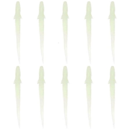 Osdhezcn 10pcs Soft Fishing Lures 10cm 3g Artificial Loach Baits for Trout Swimbait