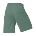 thumbnail image 5 of Men's Elastic Waist Zippered Pocket Training Shorts, Fitness Gym Shorts, Athletic Workout Shorts, Polyester Quick Dry & Breathable, For Running, Jogging, Sports, Summer | JASKFLY,Green XS, 5 of 9