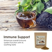 Sayan Herbal Tea, Siberian Raw Coarse Chaga Powder, Immune and Digestive Support Supplements (1 lb)