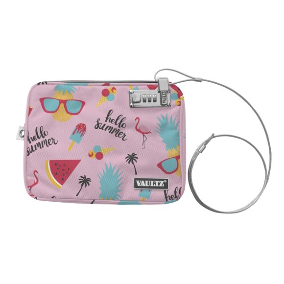 Bolsa con cierre para piscina Vaultz, 19 x 23 cm, resistente al agua