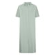 thumbnail image 5 of Puntoco Mujer Primavera Y Verano Solapa Color Sólido Algodón Y Lino Falda Con Botones Bolsillo Casual Vestido Camisero De Manga Corta Vestido De Manga Corta Con Cuello Redondo Verde L, 5 of 6