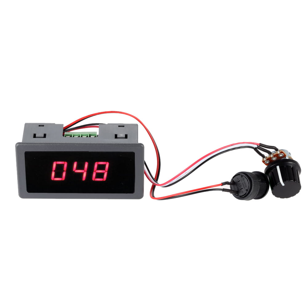 Details about   Digital display DC motor speed regulator PWM stepless speed switch display 