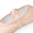 thumbnail image 5 of HaiMao Ballet Shoes Toddler Slippers Clearance Highly Elastic Canvas Girls Ballerina Dance Shoes for Toddler/Little Kid/Big Kid/Women Khaki 27(27), 5 of 8