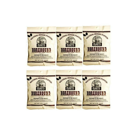 Claeys Old Fashioned Hard Candy - 6 Pack - Horehound - Since 1919
