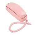 thumbnail image 2 of Teléfono de pared Teléfono de pared Teclado de botones grandes Remarcación clásica fijo con cable para cocina Negocios Escuela Sala de estar Rosa, 2 of 8