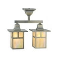 thumbnail image 6 of Meyda Tiffany 109152 Hyde Park T Mission 2 Light 16" Wide Semi-Flush Linear Ceiling, 6 of 7