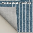 thumbnail image 2 of VUNATE 5'x7' Area Rugs for Living Room Jacquard Textured Modern Rugs Soft Geometric Rug for Bedroom Mid Century Washable Rug Non-Slip Bohemian Carpet Perfect for Dining Room Office Blue, 2 of 7