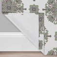 thumbnail image 3 of Eclipse Olivia Room Darkening Thermaweave, Rod Pocket Window Curtain Panel, 1 Panel, 37 in x 95 in, Green, 3 of 6