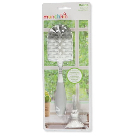 Munchkin Bristle Bottle Brush Color: gray Size: one size