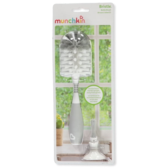 Munchkin Bristle Bottle Brush Color: gray Size: one size