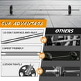 thumbnail image 7 of 55" Weight Lifting Bar, 1" Standard Straight Barbell Bars for Weight lifting, Olympic Barbell Bar for Bench Press/Hip Thrusts/Squats/Lunges for Gym and Home, 2 Star Star-nuts (480lb Weight Capacity), 7 of 7