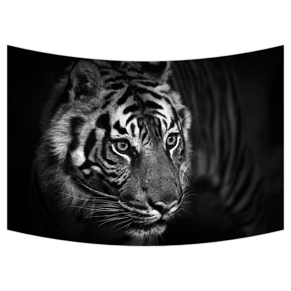 YKCG Bengal Tiger Wildlife Animal Wall Hanging Tapestry Wall Art 90x60