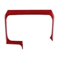 thumbnail image 2 of Real Bright Soft Car Interior Carbon Fiber Sticker DecorationRed Carbon Fiber Interior Floor Console Cupholder Cover For Toyota TacomaAuto Car Protection Interior Accessories, 2 of 8