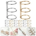 thumbnail image 2 of Gymnture 8pcs Metal Book Rings for DIY Notebook & Album, 2 of 10
