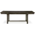 Finch Ludlow Extendable Dining Table with SelfStoring Leaf, Dark Brown