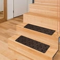 thumbnail image 4 of Djunllk Stair Treads - Non Slip Carpet Stair Treads for Wooden Steps, Self-Adhesive Cuttable Stair Runner for Kids Pets Elderly, 29 x 7 inch, 4 of 6