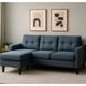 thumbnail image 1 of Sala Esquinera Reversible Valencia Gris Oscuro, 1 of 6
