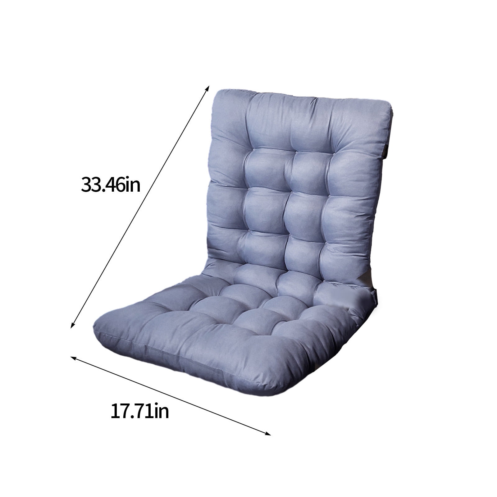 XEOVHV Patio Chair Cushion, Tufted Outdoor High Back Patio Chair Cushions Replacement Patio Seating Cushions Set, Rocking Chair Cushion Pad for Patio Swing Bench Wicker