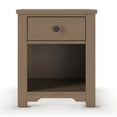 thumbnail image 5 of Child Craft Harmony Nightstand with Drawer & Open Cubby Storage, Pine Wood Construction, Dusty Heather, 5 of 6