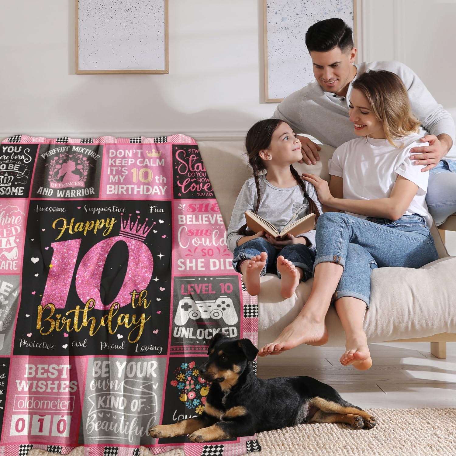 Blanket Best Birthday Gift For 10 Year Girl Birthday Blanket For