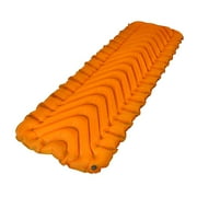 Klymit Insulated Static V Lite Sleeping Pad, Ultralight 4-Season Inflatable Air Mattress for Camping & Backpacking, Mango