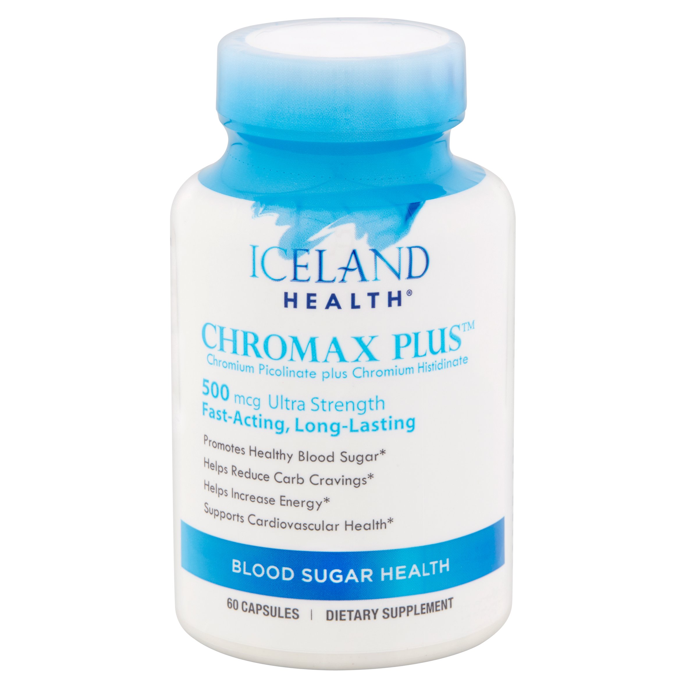 Iceland Health Chromax Plus Blood Sugar Health Capsules, 60 count - image 2 of 6