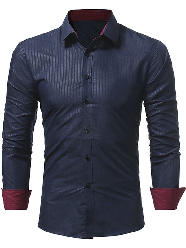 striped formal shirts