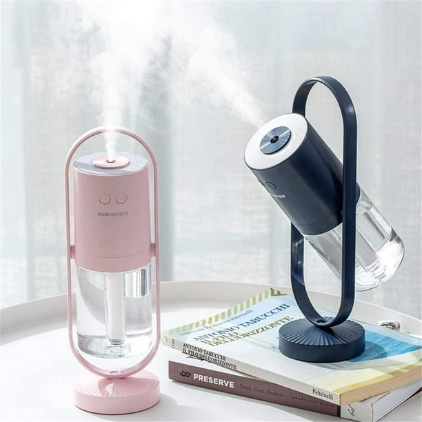 SuoKom Cool Mist Humidifier-Mini humidificateur portable avec lumières LED,  humidificateur portable USB ultra-silencieux, adapté aux bébés, enfants